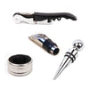 Trustworthy Wine Ring+Pourer+Round Wine Stopper+Bottle Opener Hippocampus Set Cami