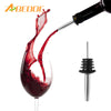 ABEDOE 1pc Liquor Red Wine Pourers Spouts Free Flow Wine Bottle Pour Spout Stopper Barware Stainless Steel Bar Supplies