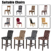 Wedding Banquet Decorations Removable Washable Dining Chair Cover Elastic Spandex Chair Cover 3D Printing Home Ceremony Chair Seat Covers Events Supplies Party Decoration