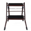 Folding Mini 2 Layer Step Ladder Non-slip Step Ladder Sturdy Steel Tube Safety Step Stool 120Kg Loading 2 colors