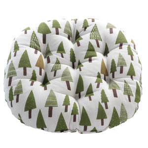 Round Floor Pillow Cushion Cotton Linen Pouf Seat Cushion Yoga Window Tatami Home Office Pad