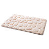 Doormats Latex Backing Non Slip Bathroom Decor Cobble Stone Style Entrance Rug