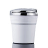 Vehicle-Mounted Flame Retardant LED Lamp Ashtray Aluminum Alloy Imitation Metal