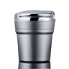 Vehicle-Mounted Flame Retardant LED Lamp Ashtray Aluminum Alloy Imitation Metal