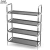 Shoes Shelves Multi functional 4 Layers Bedroom Square Black Shoes Shelves Storage Living furniture fittings