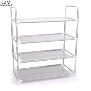 Shoes Shelves Multi functional 4 Layers Bedroom Square Black Shoes Shelves Storage Living furniture fittings