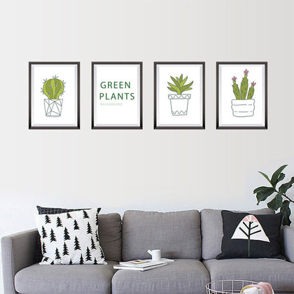 Wall Sticker Plant Photo Frame Kids Kindergarten Amusement Park Wall Decoration Landscaping Mural Stickers