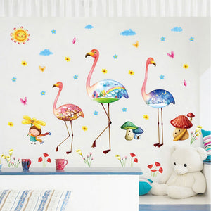 Wall Sticker Plant Photo Frame Kids Kindergarten Amusement Park Wall Decoration Landscaping Mural Stickers