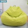 Lazy BeanBag Sofas without Linen Cloth Lounger Seat Bean Bag Sofa Cover Chairs Pouf Puff Couch Tatami Living Room Furniture