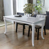 vidaXL Dining Table 120x70x76 cm High Gloss White Modern Dining Room Furniture Dining Table